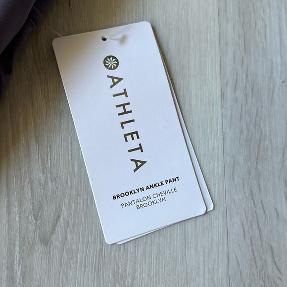 Athleta Brooklyn Ankle Pant Pantalon Cheville‎  (Purple) Size 2 NWT - Picture 6 of 8